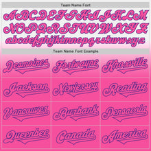Load image into Gallery viewer, Custom White Pink-Purple Authentic Fade Fashion Baseball Jersey
