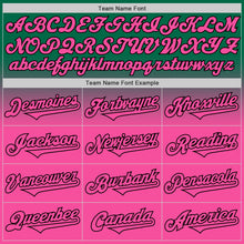 Load image into Gallery viewer, Custom Kelly Green Pink-Black Authentic Fade Fashion Baseball Jersey
