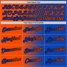 Load image into Gallery viewer, Custom Thunder Blue Orange-Black Gradient Fashion Performance T-Shirt
