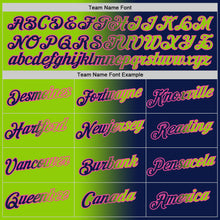 Load image into Gallery viewer, Custom Navy Neon Green-Pink Gradient Fashion Performance T-Shirt
