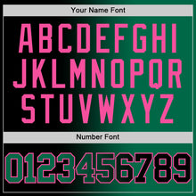 Load image into Gallery viewer, Custom Black Kelly Green-Pink Authentic Gradient Fashion Basketball Jersey
