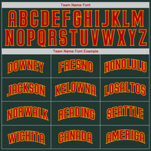 Load image into Gallery viewer, Custom Green Red-Gold Authentic Baseball Jersey
