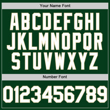 Load image into Gallery viewer, Custom Green White-Cream Mesh Authentic Throwback Baseball Jersey
