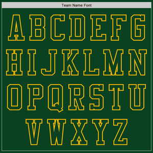 Custom Green Gold Authentic Baseball Jersey