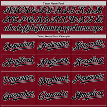 Load image into Gallery viewer, Custom Crimson Black-Gray Bomber Full-Snap Varsity Letterman Two Tone Hoodie Jacket
