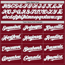 Load image into Gallery viewer, Custom Crimson White-Gray Bomber Full-Snap Varsity Letterman Two Tone Hoodie Jacket
