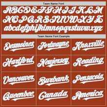 Load image into Gallery viewer, Custom Texas Orange White-Gray Bomber Full-Snap Varsity Letterman Two Tone Hoodie Jacket
