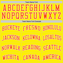 Load image into Gallery viewer, Custom Light Yellow Orange-White Authentic Basketball Jerse
