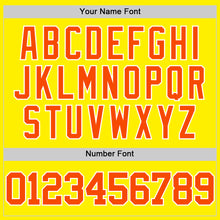 Load image into Gallery viewer, Custom Light Yellow Orange-White Authentic Basketball Jerse
