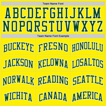 Load image into Gallery viewer, Custom Light Yellow Green-White Authentic Basketball Jerse
