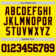 Load image into Gallery viewer, Custom Light Yellow Black-Orange Authentic Basketball Jersey
