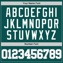 Load image into Gallery viewer, Custom Midnight Green White-Gray Authentic Basketball Jersey
