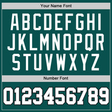 Load image into Gallery viewer, Custom Midnight Green White Gray-Black Authentic Basketball Jersey

