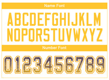 Load image into Gallery viewer, Custom Purple Gold-White Drift Fashion Football Jersey
