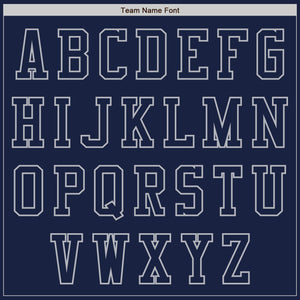 Custom Navy Gray Authentic Baseball Jersey