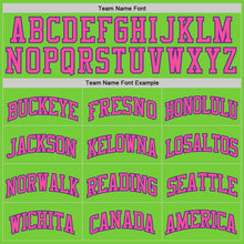 Load image into Gallery viewer, Custom Neon Green Pink-Purple Authentic Basketball Jersey
