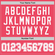 Load image into Gallery viewer, Custom Neon Pink White Authentic Basketball Jersey
