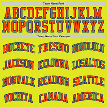 Load image into Gallery viewer, Custom Neon Yellow Orange-Royal Authentic Basketball Jersey
