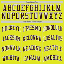 Load image into Gallery viewer, Custom Neon Yellow Brown-White Authentic Basketball Jersey
