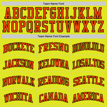 Load image into Gallery viewer, Custom Neon Yellow Orange-Black Authentic Basketball Jersey
