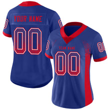 Load image into Gallery viewer, Custom Royal Scarlet-White Drift Fashion Football Jersey
