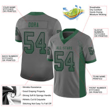 Load image into Gallery viewer, Custom Gray Grass  Green-Black Drift Fashion Football Jersey
