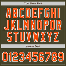 Load image into Gallery viewer, Custom Olive Orange-White Authentic Salute To Service Baseball Jersey
