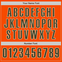 Load image into Gallery viewer, Custom Orange Olive-Cream Authentic Baseball Jersey
