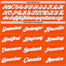 Load image into Gallery viewer, Custom Orange White-Gray Authentic Throwback Basketball Jersey
