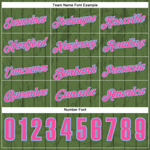Load image into Gallery viewer, Custom Green Pink-Light Blue 3D Cornhole Performance Polo Shirt
