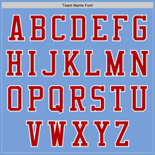 Load image into Gallery viewer, Custom Powder Blue Red-White Authentic Baseball Jersey
