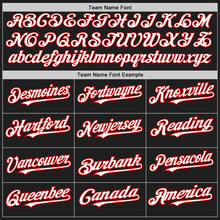 Load image into Gallery viewer, Custom Black White Gold-Red Authentic Raglan Sleeves Baseball Jersey
