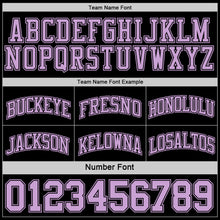 Load image into Gallery viewer, Custom Reversible Black Light Purple Double Side Sublimation Basketball Suit Jersey
