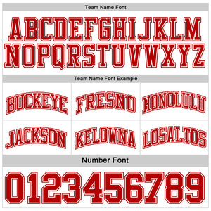 Custom Red White Reversible Double Side Sublimation Basketball Suit Jersey