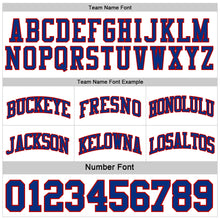 Load image into Gallery viewer, Custom Red White-Royal Reversible Double Side Sublimation Basketball Suit Jersey
