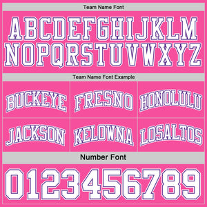 Custom Purple Pink-White Reversible Double Side Sublimation Basketball Suit Jersey