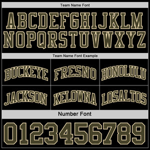 Custom Reversible Black Olive-Cream Double Side Sublimation Basketball Suit Jersey