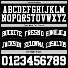 Load image into Gallery viewer, Custom Reversible Black White-Gray Double Side Sublimation Basketball Suit Jersey
