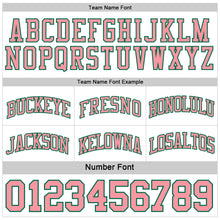Load image into Gallery viewer, Custom Reversible Kelly Green Medium Pink Double Side Sublimation Basketball Suit Jersey

