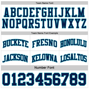 Custom Reversible Teal White-Navy Double Side Sublimation Basketball Suit Jersey