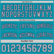Load image into Gallery viewer, Custom Reversible Teal Gray-Navy Double Side Sublimation Basketball Suit Jersey
