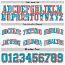 Load image into Gallery viewer, Custom Reversible Teal White-Red Double Side Sublimation Basketball Suit Jersey
