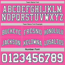Load image into Gallery viewer, Custom Reversible Pink Black-Light Blue Double Side Sublimation Basketball Suit Jersey

