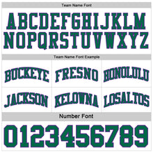 Load image into Gallery viewer, Custom Reversible Kelly Green White-Purple Double Side Sublimation Basketball Suit Jersey
