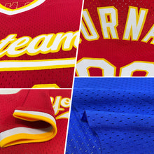 Load image into Gallery viewer, Custom Royal Gold-White Authentic Throwback Baseball Jersey

