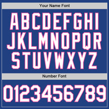 Load image into Gallery viewer, Custom Royal White-Pink Authentic Throwback Baseball Jersey

