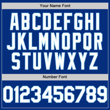 Load image into Gallery viewer, Custom Royal White-Light Blue Authentic Baseball Jersey
