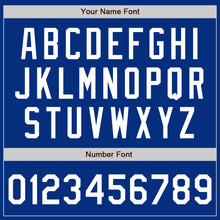 Load image into Gallery viewer, Custom Royal White-Red Authentic Baseball Jersey
