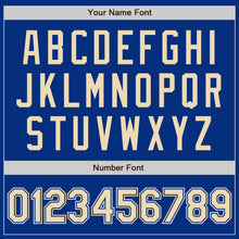 Load image into Gallery viewer, Custom Royal Cream Authentic Baseball Jersey
