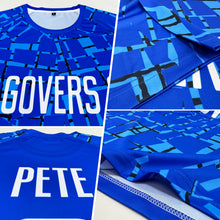 Load image into Gallery viewer, Custom Royal White Sublimation Soccer Uniform Jersey
